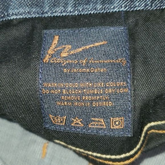 Citizens of Humanity Novak‎ #358 Denim Pencil Skirt 5 Pockets Button/Zip Fly 28 - Picture 10 of 13